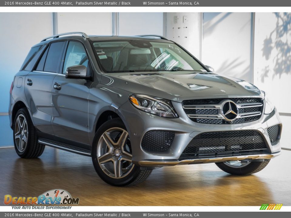 2016 Mercedes-Benz GLE 400 4Matic Palladium Silver Metallic / Black Photo #12