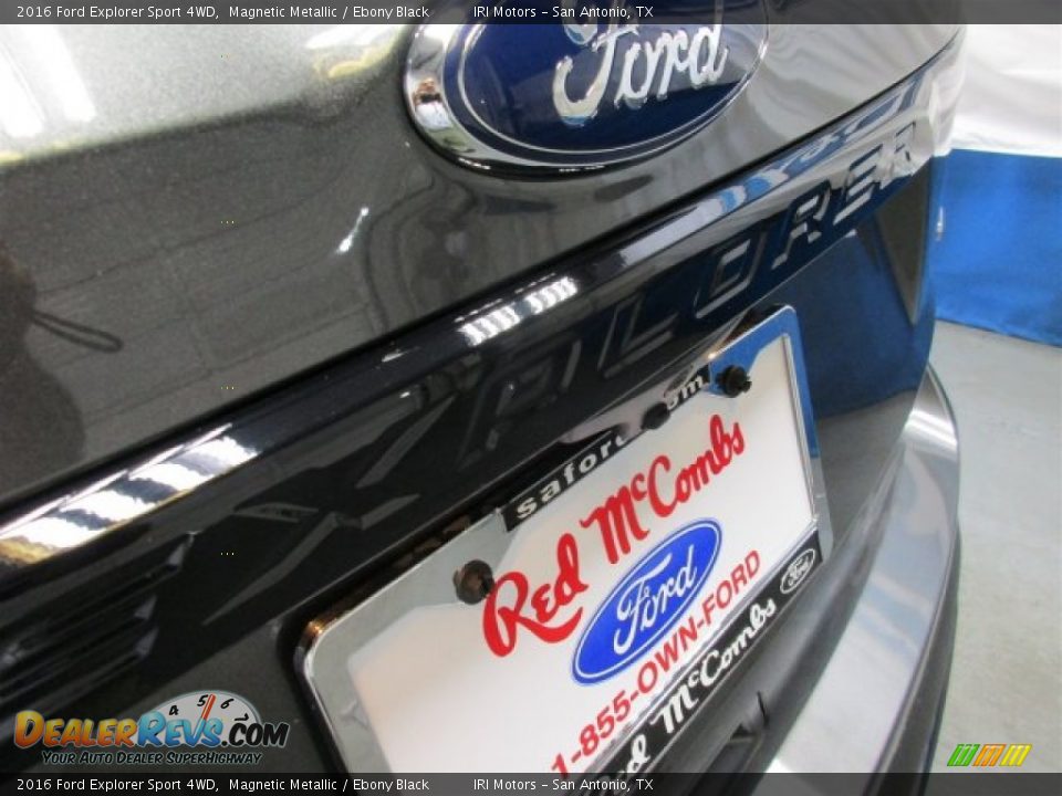 2016 Ford Explorer Sport 4WD Magnetic Metallic / Ebony Black Photo #6