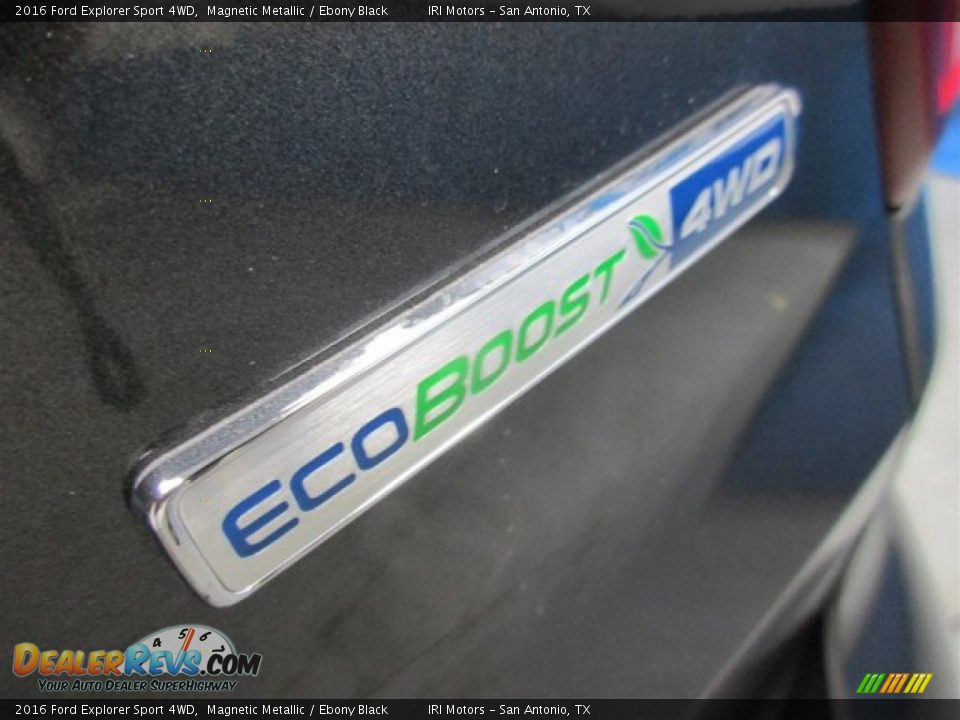 2016 Ford Explorer Sport 4WD Magnetic Metallic / Ebony Black Photo #8