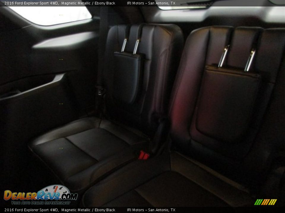 2016 Ford Explorer Sport 4WD Magnetic Metallic / Ebony Black Photo #12