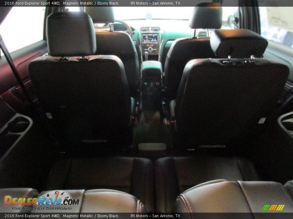 2016 Ford Explorer Sport 4WD Magnetic Metallic / Ebony Black Photo #14