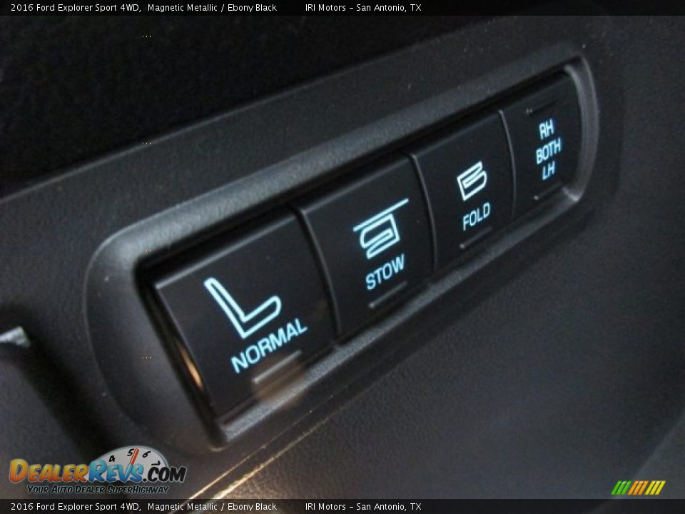 2016 Ford Explorer Sport 4WD Magnetic Metallic / Ebony Black Photo #16
