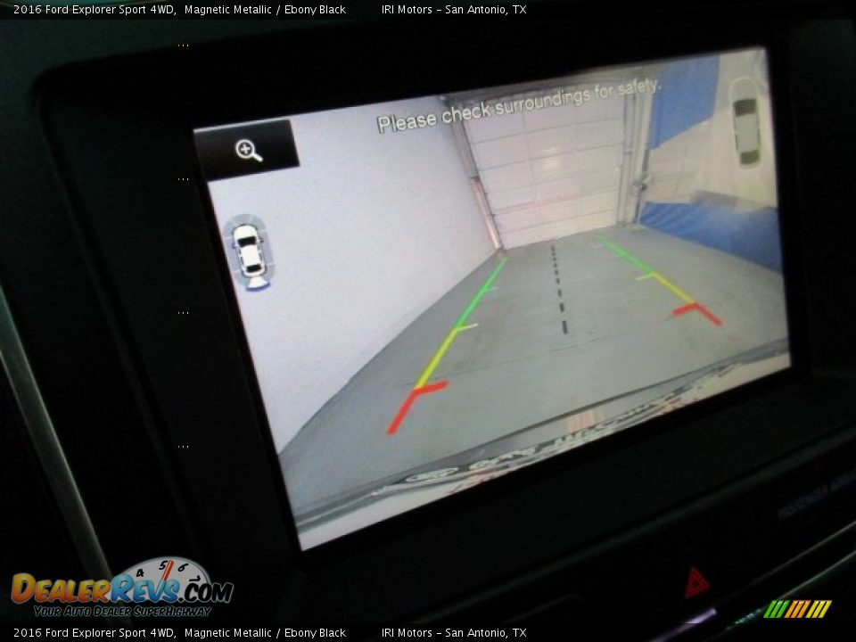 2016 Ford Explorer Sport 4WD Magnetic Metallic / Ebony Black Photo #23