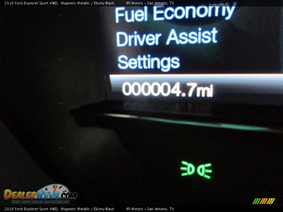 2016 Ford Explorer Sport 4WD Magnetic Metallic / Ebony Black Photo #24