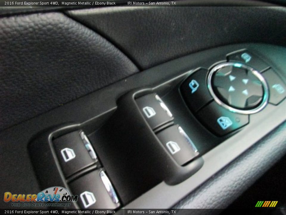 2016 Ford Explorer Sport 4WD Magnetic Metallic / Ebony Black Photo #27
