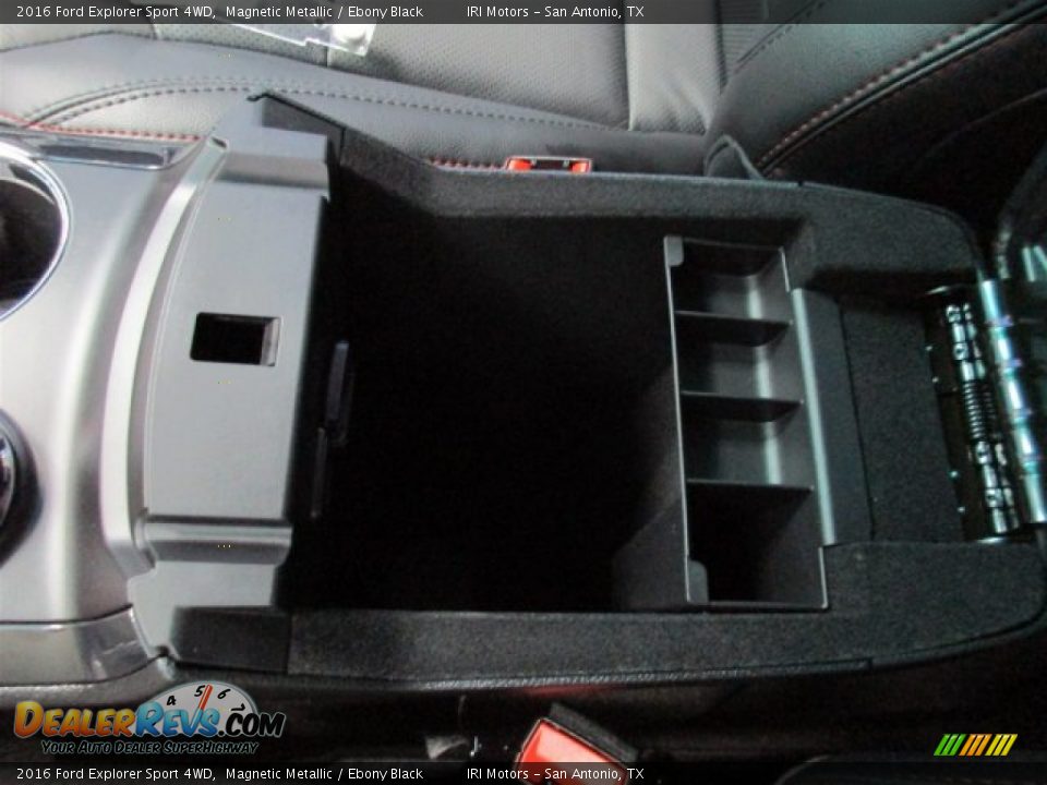 2016 Ford Explorer Sport 4WD Magnetic Metallic / Ebony Black Photo #28