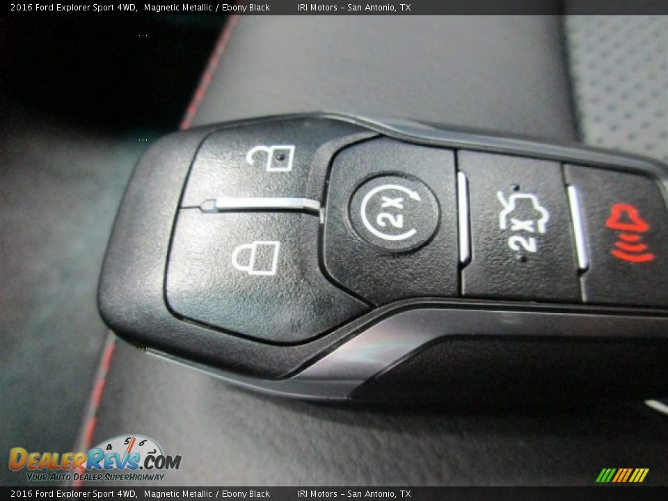 2016 Ford Explorer Sport 4WD Magnetic Metallic / Ebony Black Photo #29