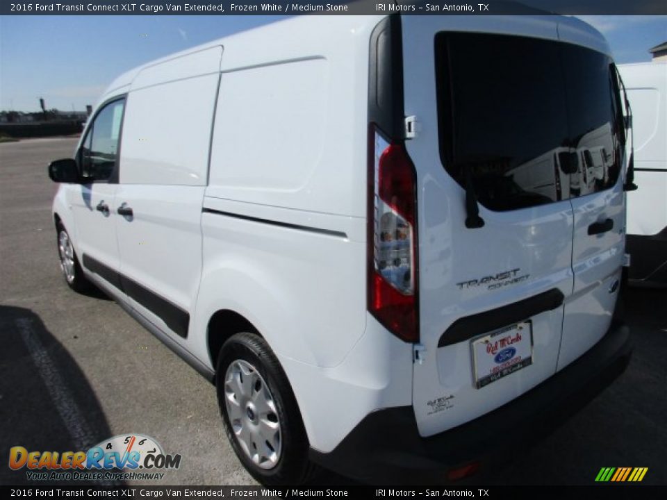 2016 Ford Transit Connect XLT Cargo Van Extended Frozen White / Medium Stone Photo #4