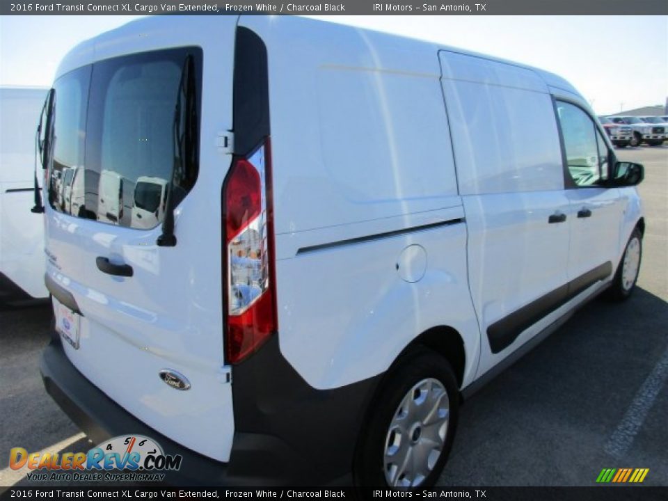 2016 Ford Transit Connect XL Cargo Van Extended Frozen White / Charcoal Black Photo #6