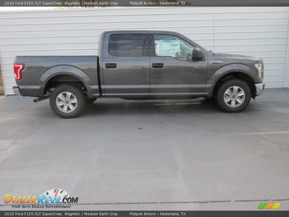2016 Ford F150 XLT SuperCrew Magnetic / Medium Earth Gray Photo #3