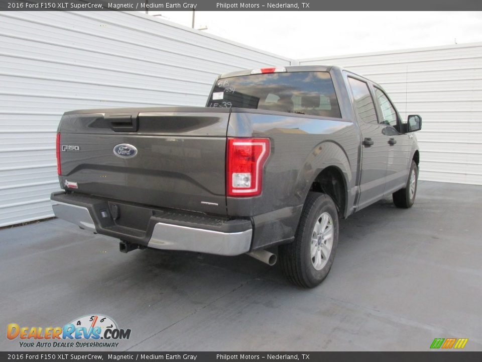 2016 Ford F150 XLT SuperCrew Magnetic / Medium Earth Gray Photo #4
