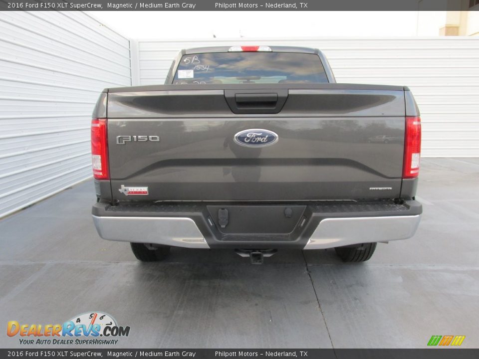 2016 Ford F150 XLT SuperCrew Magnetic / Medium Earth Gray Photo #5