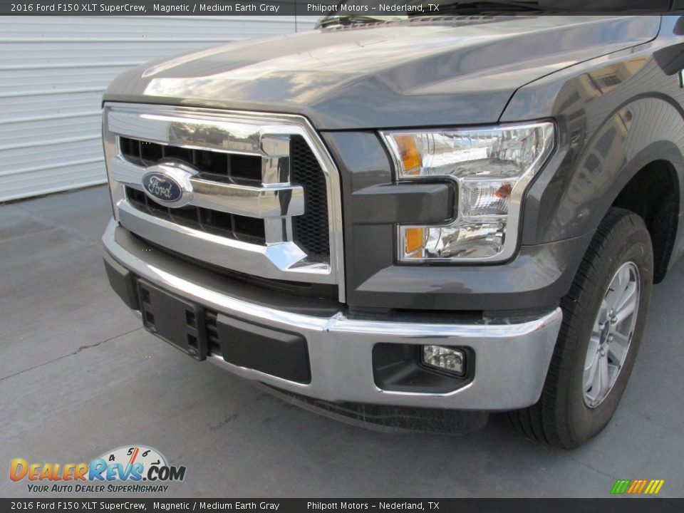 2016 Ford F150 XLT SuperCrew Magnetic / Medium Earth Gray Photo #10