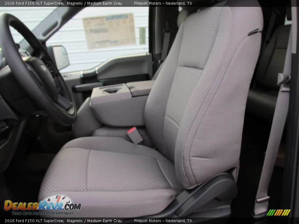 2016 Ford F150 XLT SuperCrew Magnetic / Medium Earth Gray Photo #21
