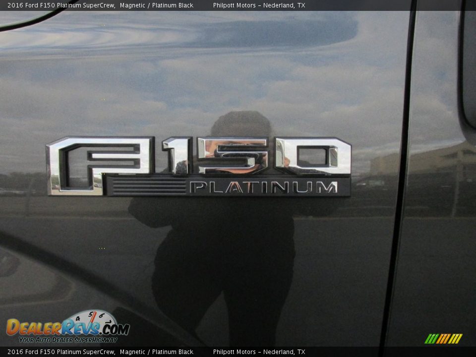 2016 Ford F150 Platinum SuperCrew Magnetic / Platinum Black Photo #13