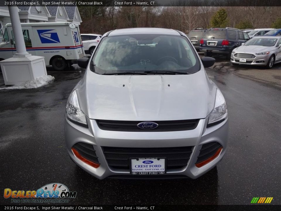 2016 Ford Escape S Ingot Silver Metallic / Charcoal Black Photo #2