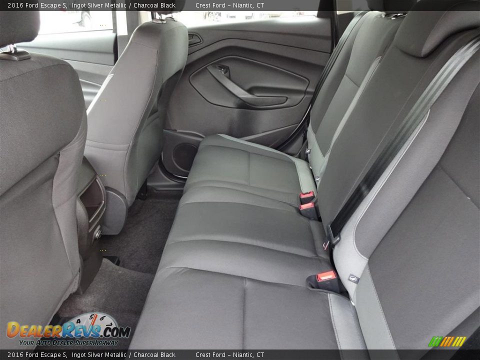 2016 Ford Escape S Ingot Silver Metallic / Charcoal Black Photo #14