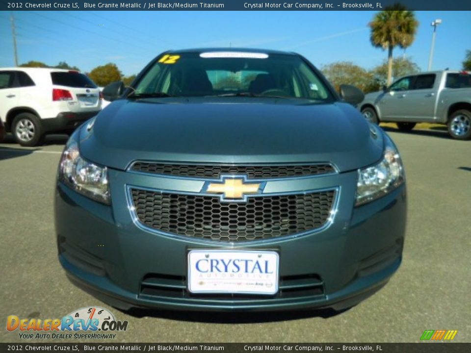 2012 Chevrolet Cruze LS Blue Granite Metallic / Jet Black/Medium Titanium Photo #13