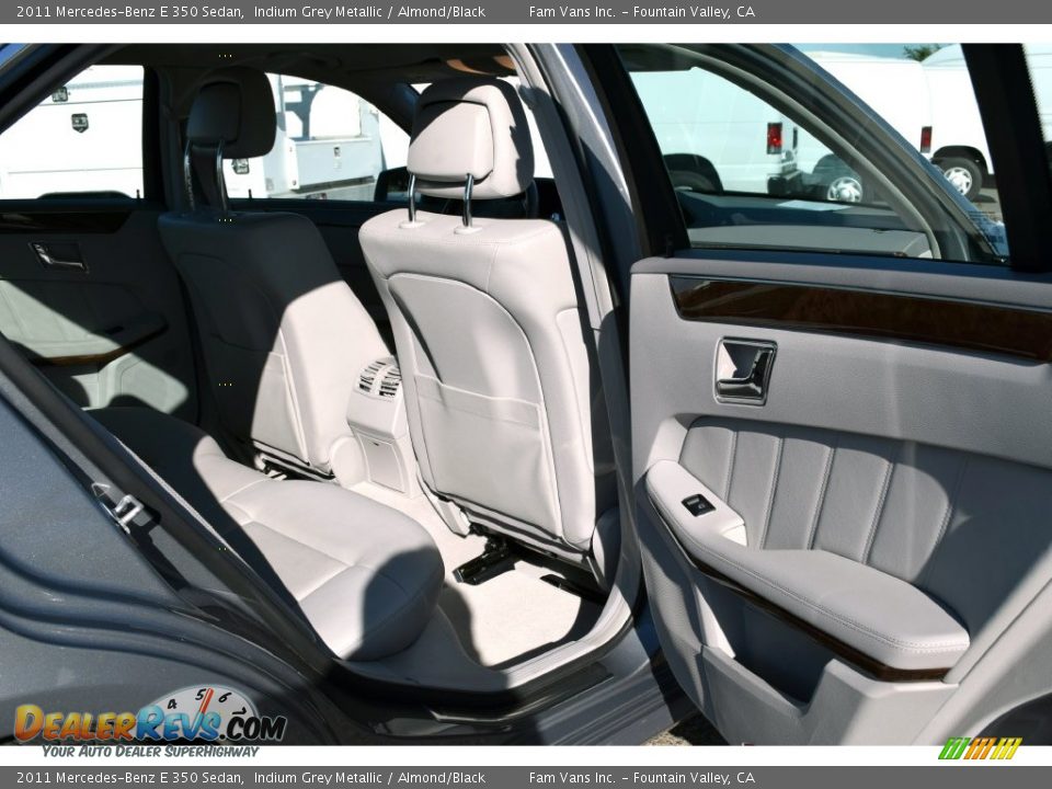 2011 Mercedes-Benz E 350 Sedan Indium Grey Metallic / Almond/Black Photo #13