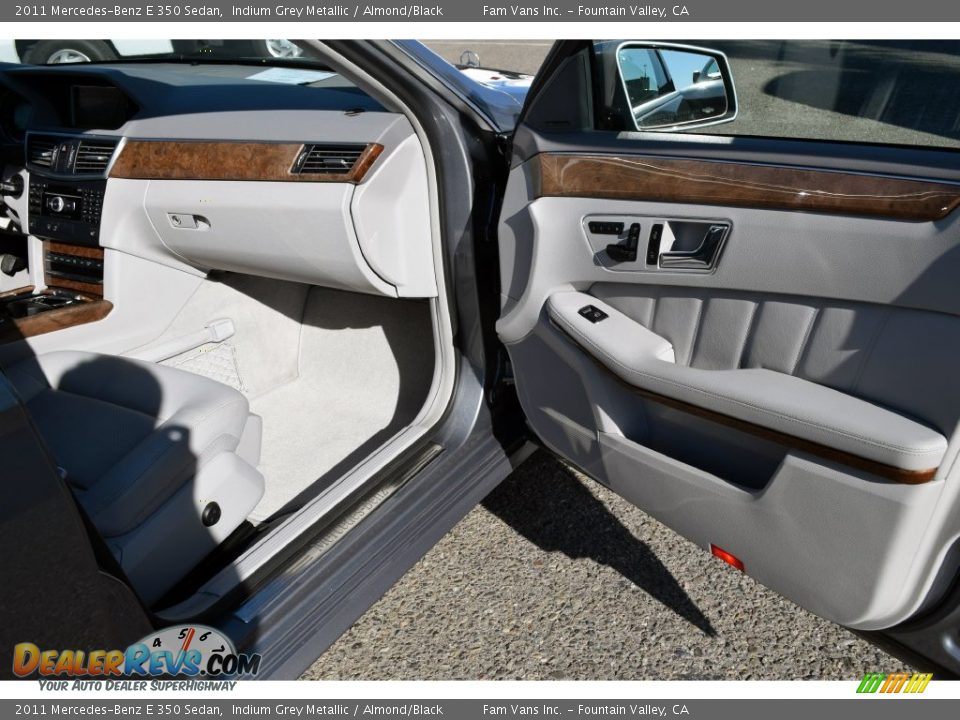2011 Mercedes-Benz E 350 Sedan Indium Grey Metallic / Almond/Black Photo #16