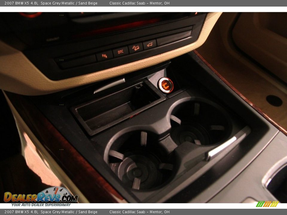 2007 BMW X5 4.8i Space Grey Metallic / Sand Beige Photo #15