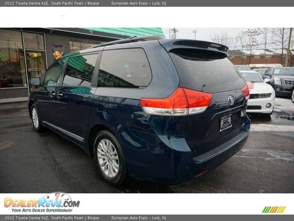 2012 Toyota Sienna XLE South Pacific Pearl / Bisque Photo #3