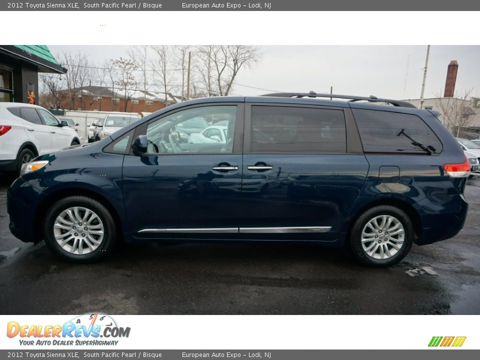 2012 Toyota Sienna XLE South Pacific Pearl / Bisque Photo #6