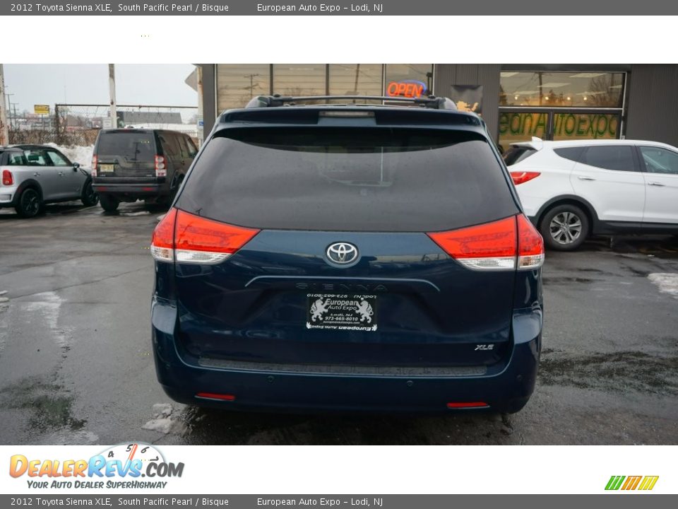 2012 Toyota Sienna XLE South Pacific Pearl / Bisque Photo #7