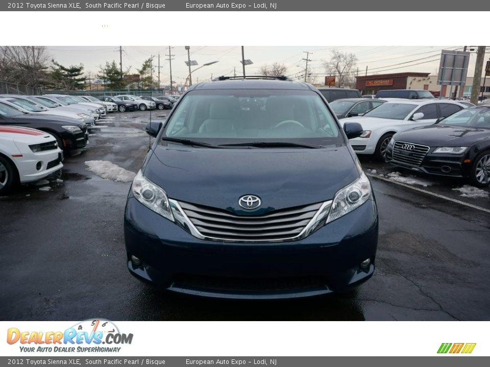 2012 Toyota Sienna XLE South Pacific Pearl / Bisque Photo #8