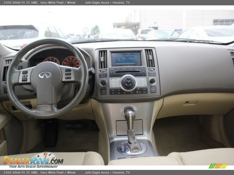 2006 Infiniti FX 35 AWD Ivory White Pearl / Wheat Photo #9