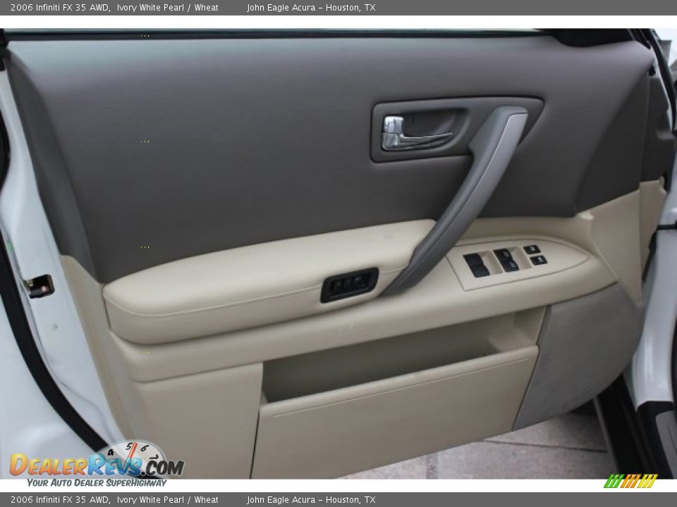 2006 Infiniti FX 35 AWD Ivory White Pearl / Wheat Photo #16