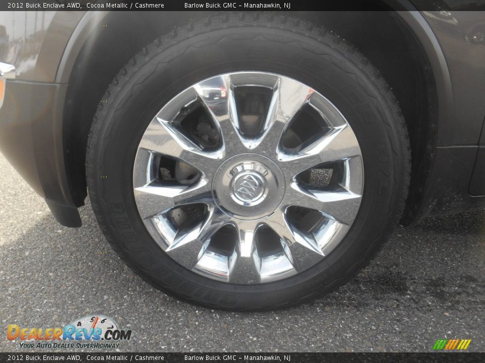 2012 Buick Enclave AWD Cocoa Metallic / Cashmere Photo #7