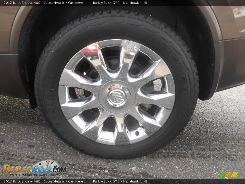 2012 Buick Enclave AWD Cocoa Metallic / Cashmere Photo #8