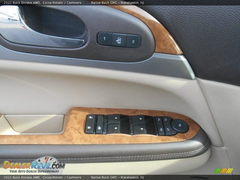 2012 Buick Enclave AWD Cocoa Metallic / Cashmere Photo #12