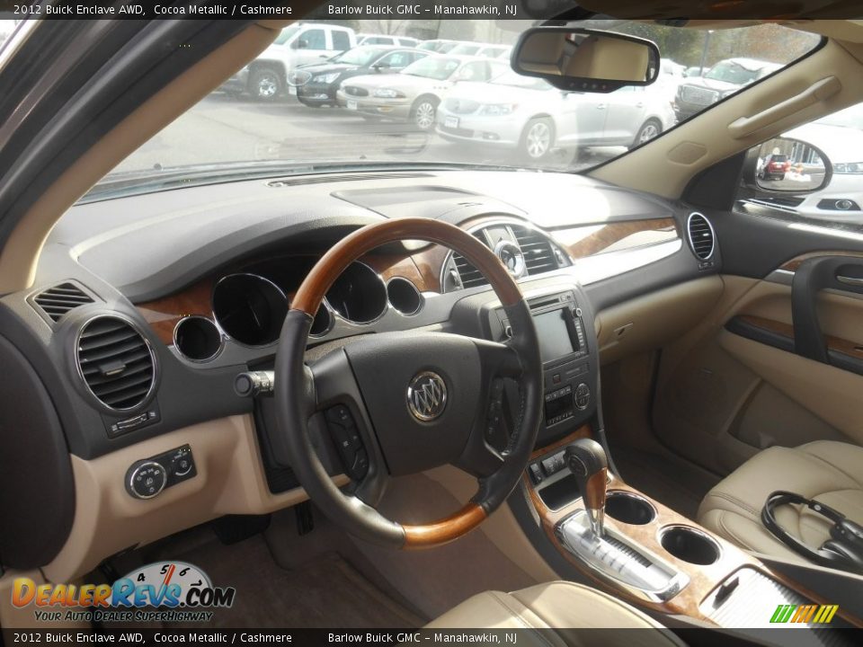 2012 Buick Enclave AWD Cocoa Metallic / Cashmere Photo #14