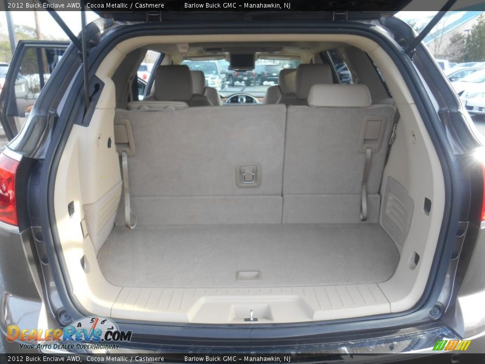 2012 Buick Enclave AWD Cocoa Metallic / Cashmere Photo #19