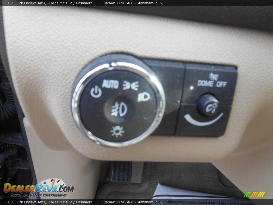 2012 Buick Enclave AWD Cocoa Metallic / Cashmere Photo #22