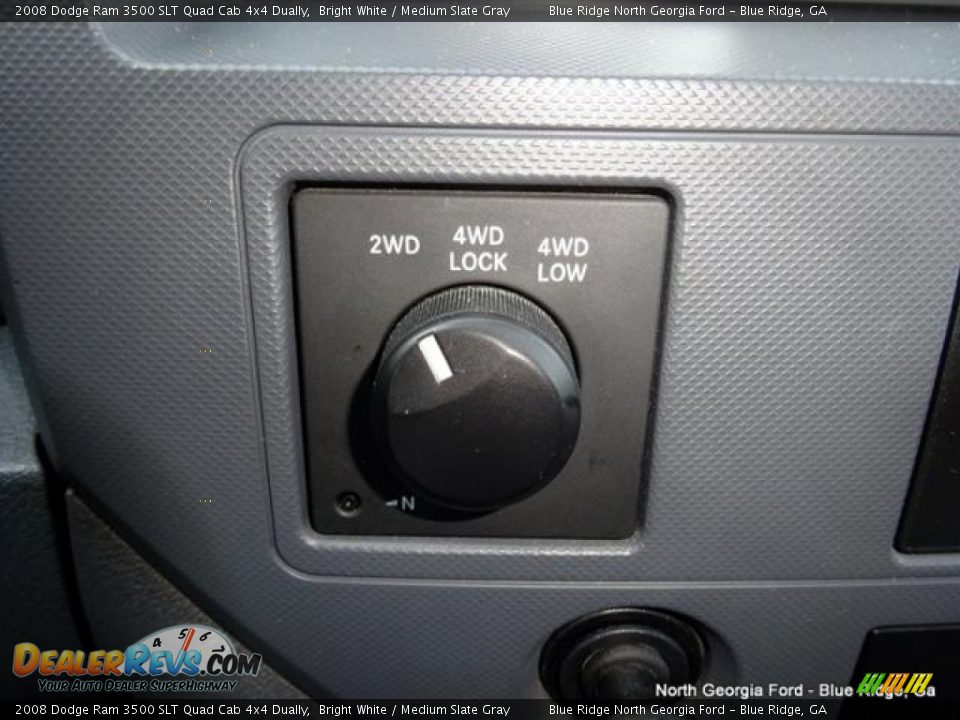 2008 Dodge Ram 3500 SLT Quad Cab 4x4 Dually Bright White / Medium Slate Gray Photo #26
