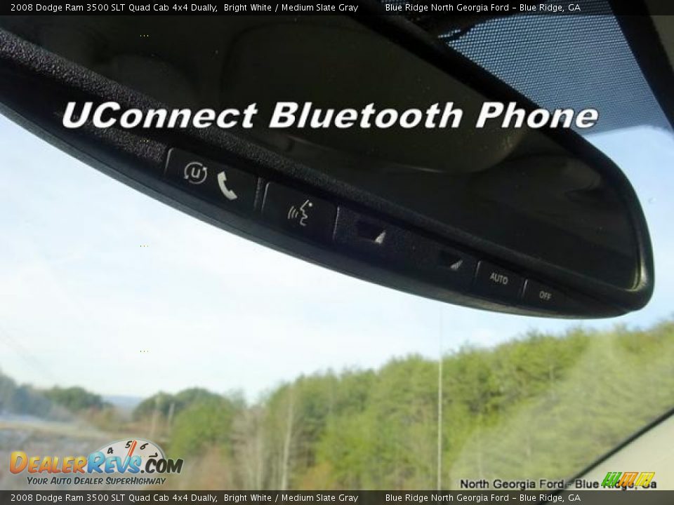 2008 Dodge Ram 3500 SLT Quad Cab 4x4 Dually Bright White / Medium Slate Gray Photo #28