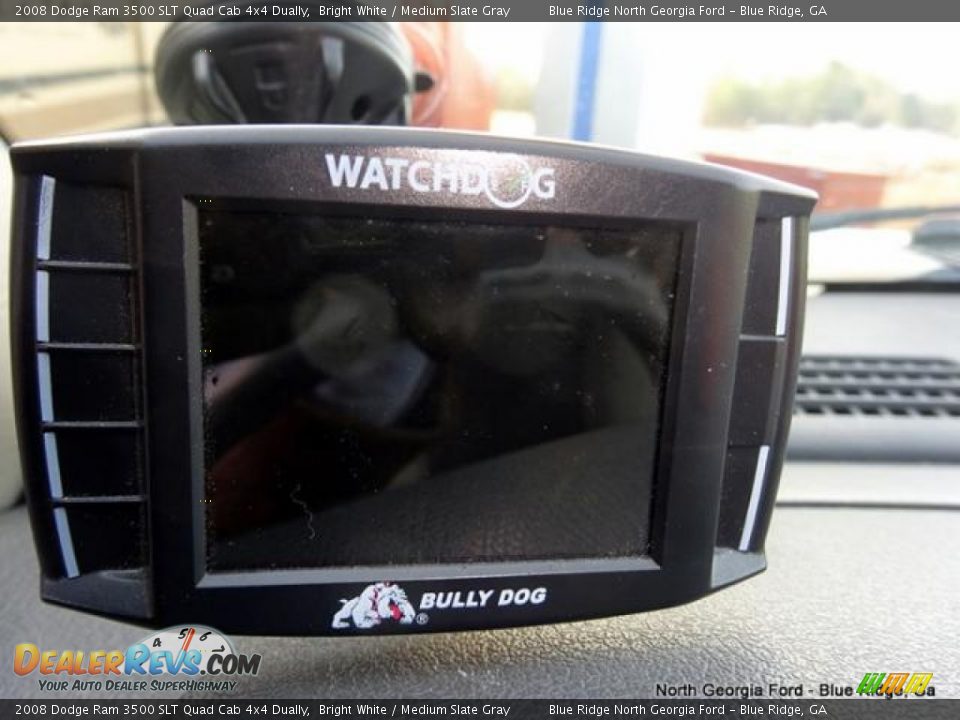 2008 Dodge Ram 3500 SLT Quad Cab 4x4 Dually Bright White / Medium Slate Gray Photo #30