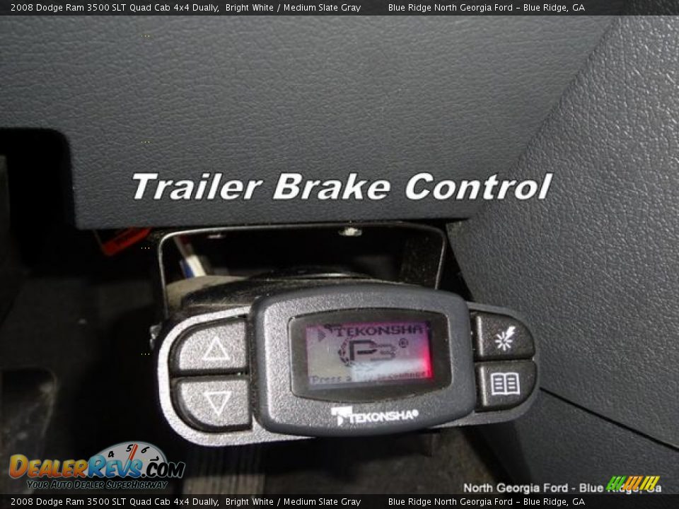 2008 Dodge Ram 3500 SLT Quad Cab 4x4 Dually Bright White / Medium Slate Gray Photo #31