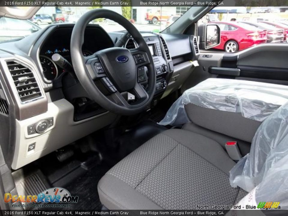 2016 Ford F150 XLT Regular Cab 4x4 Magnetic / Medium Earth Gray Photo #12