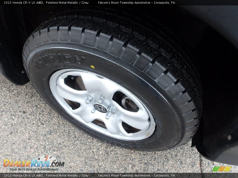 2013 Honda CR-V LX AWD Polished Metal Metallic / Gray Photo #9