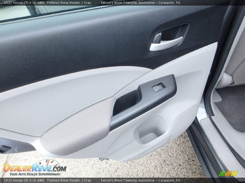 2013 Honda CR-V LX AWD Polished Metal Metallic / Gray Photo #18