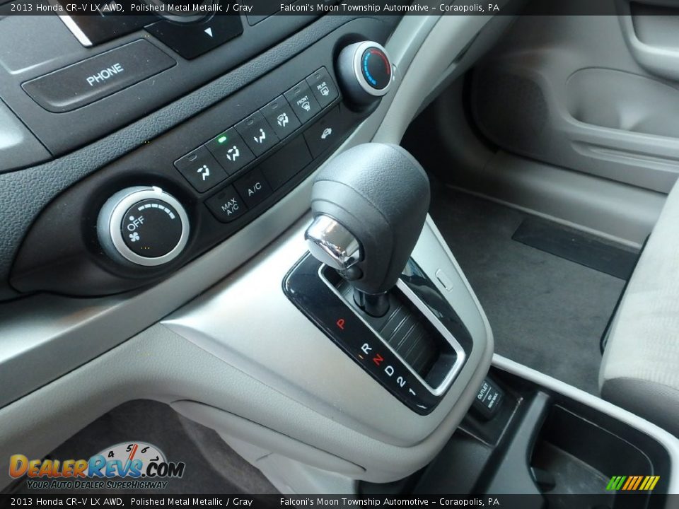 2013 Honda CR-V LX AWD Polished Metal Metallic / Gray Photo #21