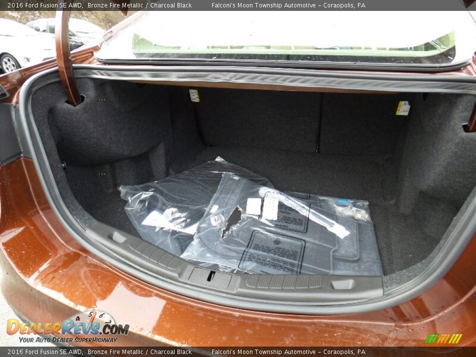 2016 Ford Fusion SE AWD Bronze Fire Metallic / Charcoal Black Photo #8