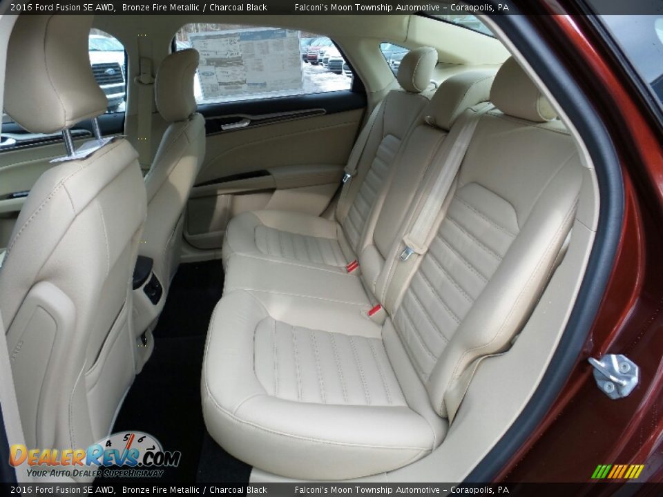 2016 Ford Fusion SE AWD Bronze Fire Metallic / Charcoal Black Photo #9