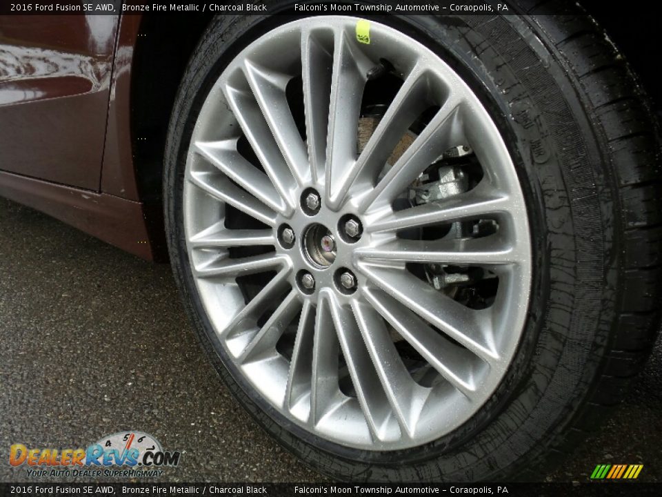 2016 Ford Fusion SE AWD Bronze Fire Metallic / Charcoal Black Photo #11