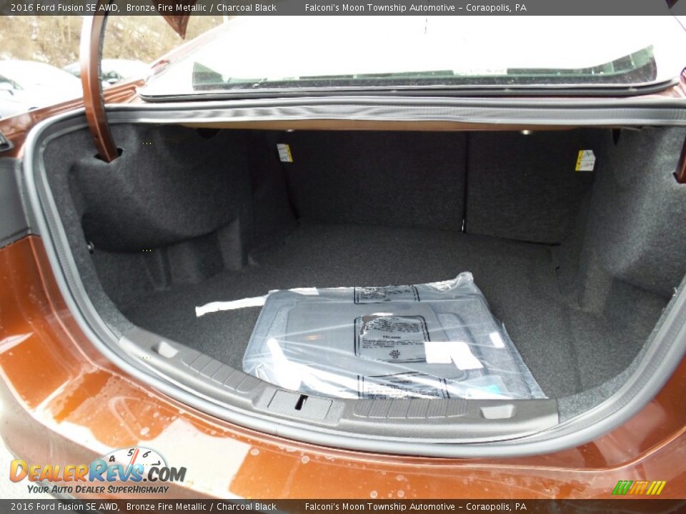2016 Ford Fusion SE AWD Bronze Fire Metallic / Charcoal Black Photo #9