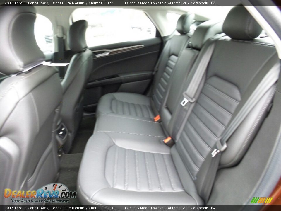 2016 Ford Fusion SE AWD Bronze Fire Metallic / Charcoal Black Photo #10